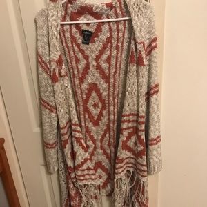 Tribal Print Cardigan